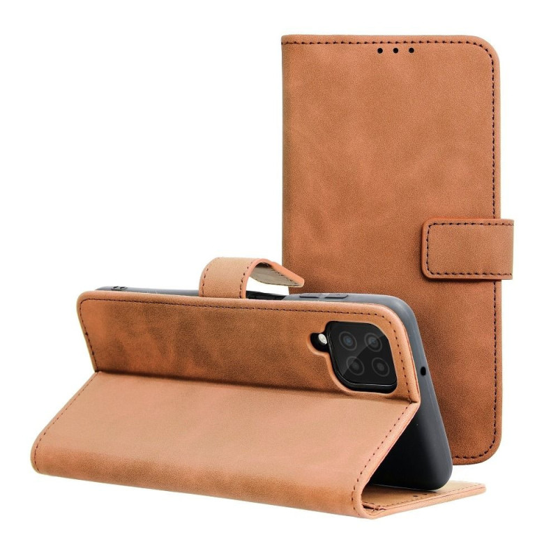 Flip case for Samsung A12 / M12 Tender Book brown