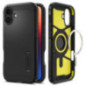 SPIGEN case TOUGH ARMOR MAG compatible with MagSafe for IPHONE 16 black