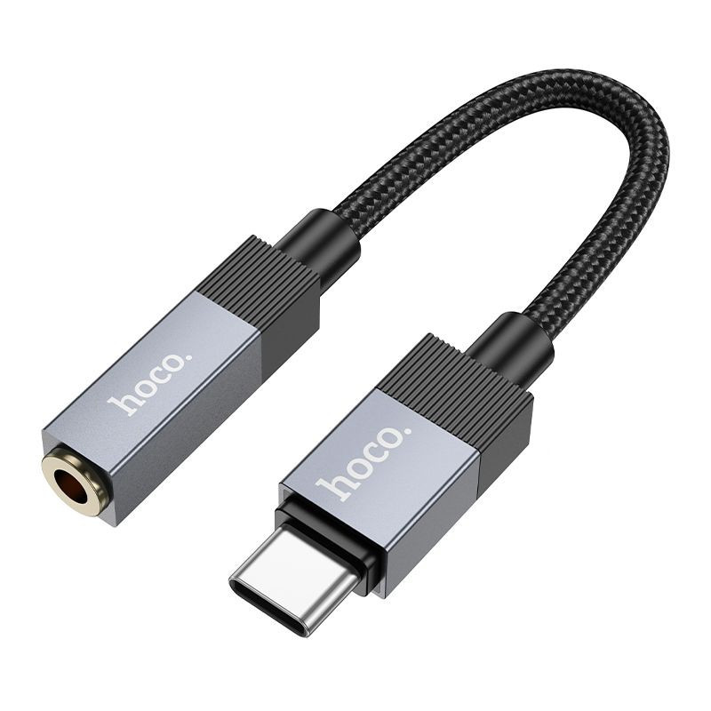 Adapter AUX USB C to Jack 3,5 mm Hoco UPA32C  UPA32C black