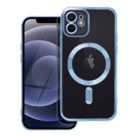 Case for iPhone 12 Electro Mag Cover compatible with MagSafe blue