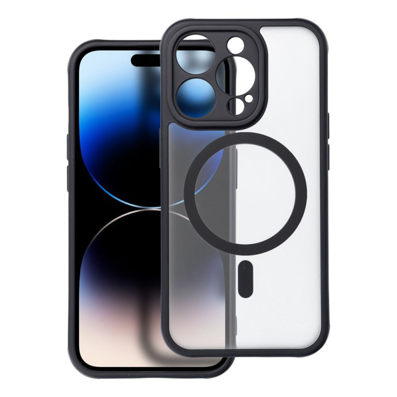 Case for iPhone 14 PRO Full Matte Mag Cover compatible with MagSafe black Case for iPhone 14 PRO Full Matte Mag Cover compatible with MagSafe black