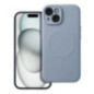 Case for iPhone 15 Silicone Mag Cover compatible with MagSafe (camera protection) light blue Case for iPhone 15 Silicone Mag Cover compatible with MagSafe (camera protection) light blue