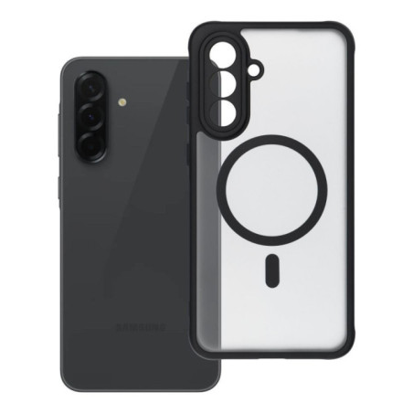 Case for Samsung A36 Full Matte Mag Cover compatible with MagSafe black