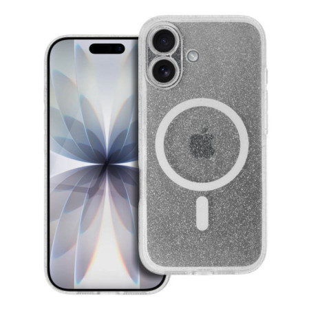Case for iPhone 17 Clear Mag Cover (STR / CAMERA PROTECTION) compatible with MagSafe transparent glitter