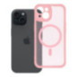 Case for iPhone 15 Full Matte Mag Cover compatible with MagSafe light pink Case for iPhone 15 Full Matte Mag Cover compatible with MagSafe light pink