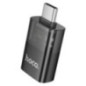 Adapter OTG USB C to USB A Hoco UA36B transparent black
