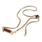 Chain / Rope with holder GLAMOUR fit all models 80mm max width BROWN