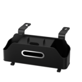 Car organizer for front seats with compartments OXFORD black