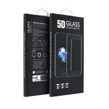 5D Full Glue Tempered Glass - for iPhone 17 Pro Max (Privacy) black