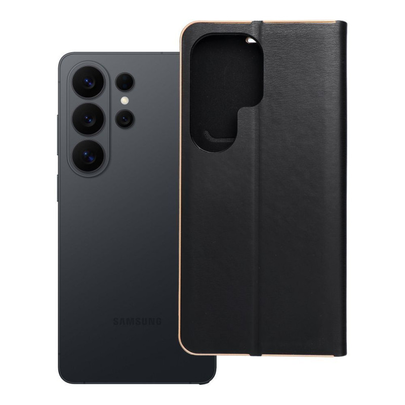 Flip case for Samsung S26 ULTRA Luna Book Gold black