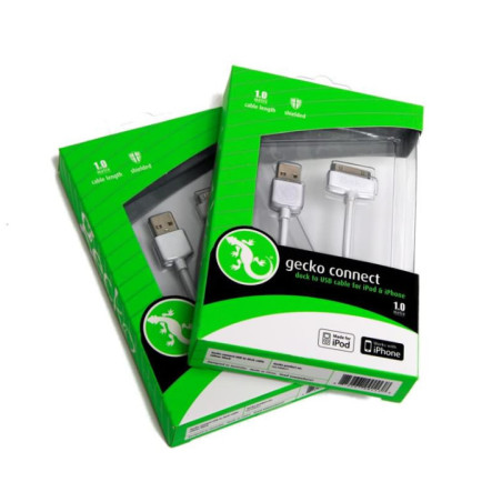 GeckoGear Datenkabel MADE FOR iPHONE universal für iPhone 3G / 3Gs / 4G / 4s