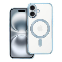 Case for iPhone 16 Electro Mag Cover compatible with MagSafe blue