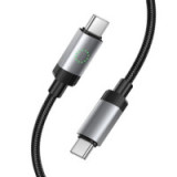 Cable USB C to USB C Hoco 3A 60W 1 m X117 black