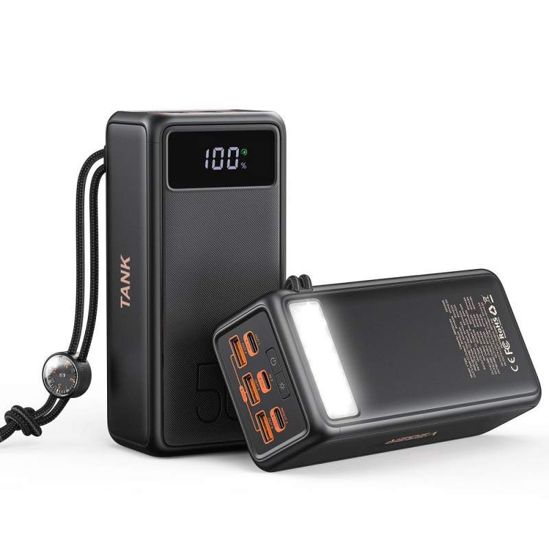 Powerbank Veger Tank Boost (W5001C) PD QC3.0 5A 130W 56000 mAh black Powerbank Veger Tank Boost (W5001C) PD QC3.0 5A 130W 56000 mAh black