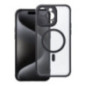 Case for iPhone 15 PRO MAX Full Matte Mag Cover compatible with MagSafe black