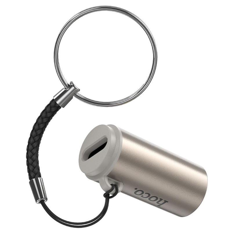 Adapter USB C to cigarette lighter Hoco UA38 gold