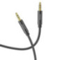Cable AUX Jack 3,5 mm to Jack 3,5 mm Hoco 1 m UPA19 black