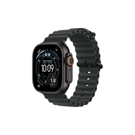 Watch Apple Watch Ultra 3 (2025) 5G 49mm Black Titanium Case with Ocean Band - Black