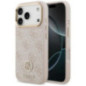 GUESS case for IPHONE 17 Pro compatible with MagSafe GUHMP17LP4GRMDEP (PU W/ 4G Strass Logo) pink