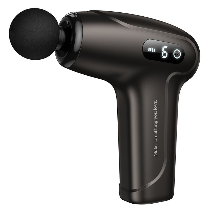 Electric mini silent massager GUN Hoco HP51 metal gray Electric mini silent massager GUN Hoco HP51 metal gray