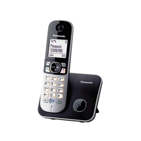 PANASONIC KX-TG6823GS schwarz - 3er-Set Schnurlostelefon mit Anrufbeantworter