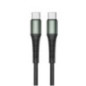CABLE USB-C - USB-C 100cm Jellico Premium Braided B10 60W