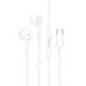 Wire earphones USB C Hoco M95 white
