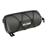 WILDMAN traveling bag for bike handlebars with zipper 2L GD7X green