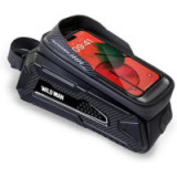 WILDMAN traveling bag for bike frame with zipper 2L (4 "- 7") M30 black