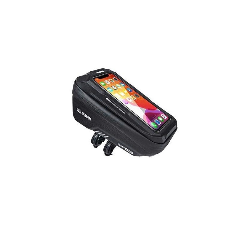 WILDMAN traveling bag for bike frame with zipper 1L (4 "- 7") XS2 black