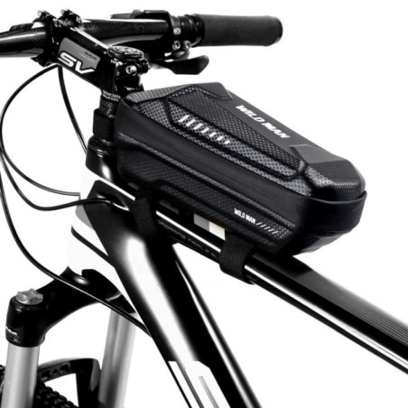 WILDMAN traveling bag for bike frame with zipper 1L ES5 black