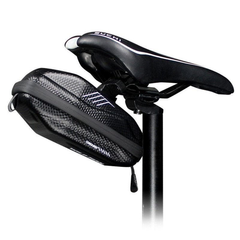 WILDMAN traveling bag under bicycle saddle with zipper E7S 0,8L  black