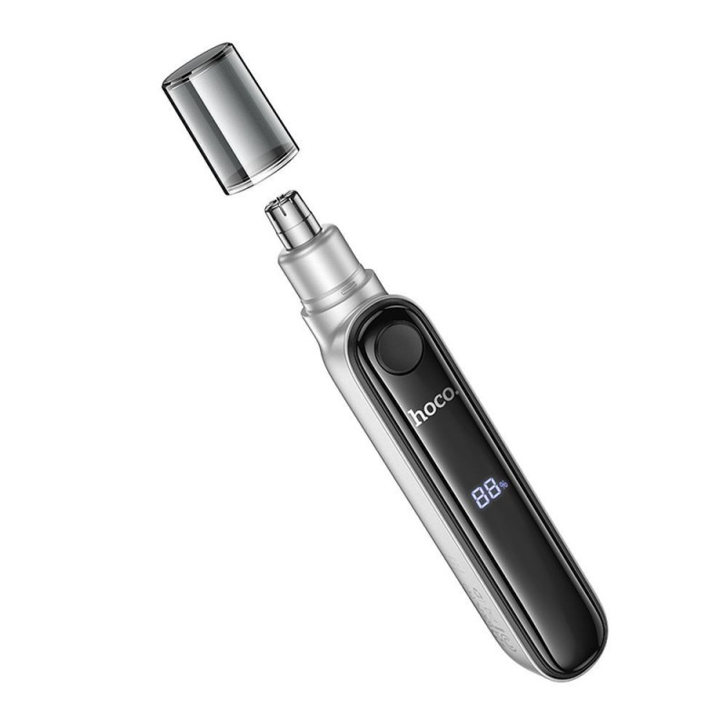 Nose hair trimmer Hoco with display HP33 metal gray Nose hair trimmer Hoco with display HP33 metal gray