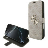 GUESS book case for IPHONE 17 Pro GUBKP17L4GMGPI (PU 4G Metal Logo) pink