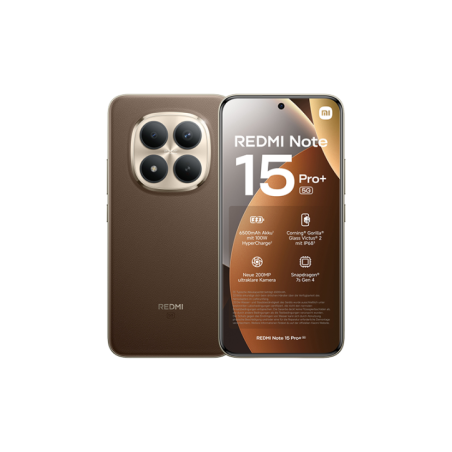 Xiaomi Redmi Note 15 Pro+ 5G Dual Sim 8GB RAM 256GB - Brown