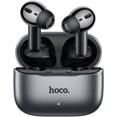 Wireless earphones Hoco TWS ANC + ENC +AI Translation EQ27 metal gray