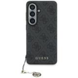 GUESS case for SAMSUNG S26 GUHMS26SGF4GGR (PU 4G Classic Logo with Charm) black