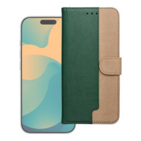 Flip case for Samsung A17 Split Book green and gold