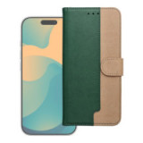 Flip case for Samsung A57 Split Book green and gold