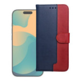 Flip case for Samsung A37 Split Book navy and red