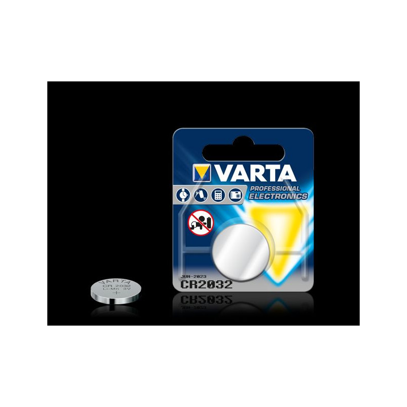 VARTA CR2032 Knopfzellen-Batterie Lithium 230 mAh