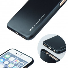 MERCURY BackCase iJelly metallic-schwarz für Apple iPhone 7 / 8 / SE 2020 / SE 2022