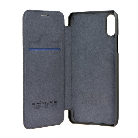 NILLKIN FLIP BOOK CASE QIN schwarz für Apple iPhone X| iPhone Xs|