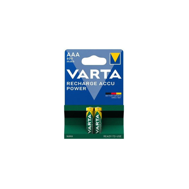 AAA-Size Micro-Akku Varta 800 mAh (2er-Pack)