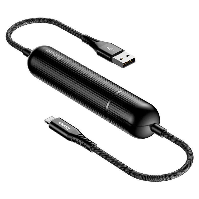 BASEUS 2IN1 LADEKABEL + POWERBANK 2500 mAh / 2,4Ah für Lightning-Anschluss