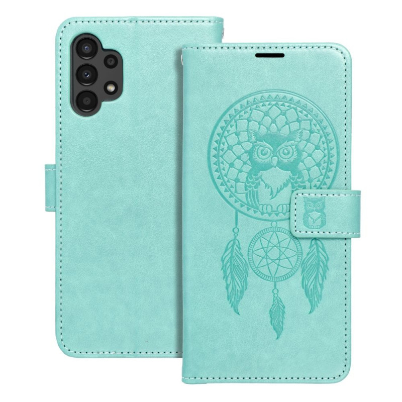 Flip case for Samsung A13 4G Mezzo Book dreamcatcher green