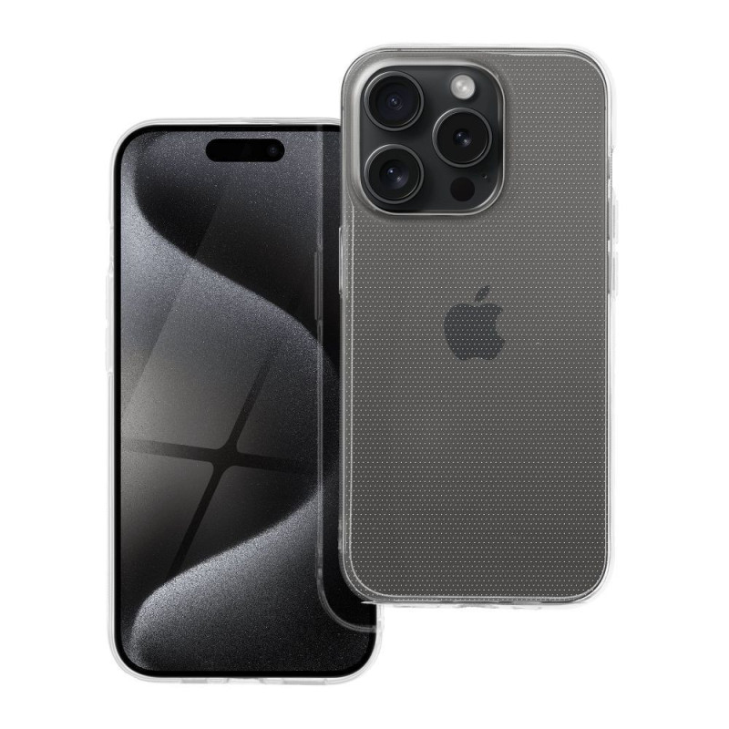 Case for iPhone 15 PRO Clear Case 2 mm Box transparent