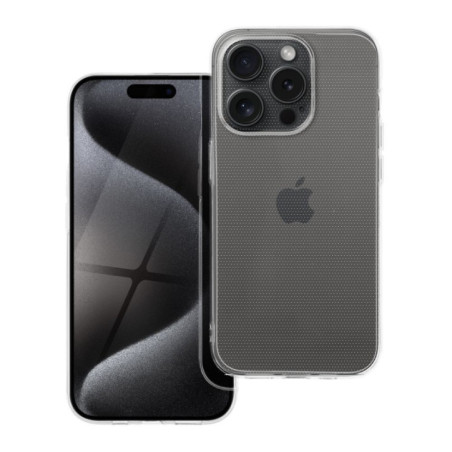 Case for iPhone 15 PRO Clear Case 2 mm (camera protection) transparent