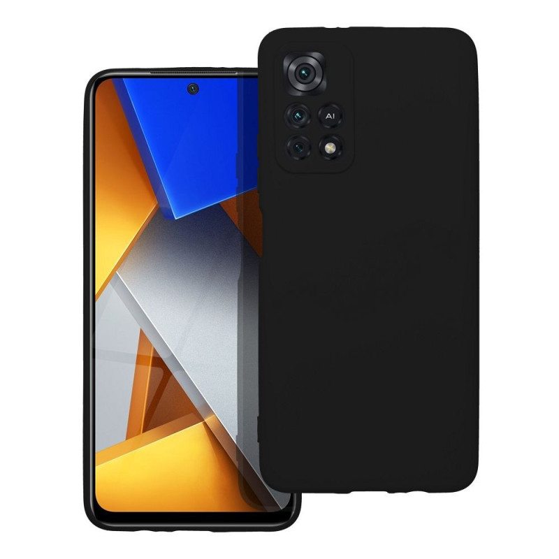 Case for Xiaomi Poco M4 PRO 5G / Redmi Note 11T 5G / Redmi Note 11S 5G Silicone black Case for Xiaomi Poco M4 PRO 5G / Redmi Note 11T 5G / Redmi Note 11S 5G Silicone black