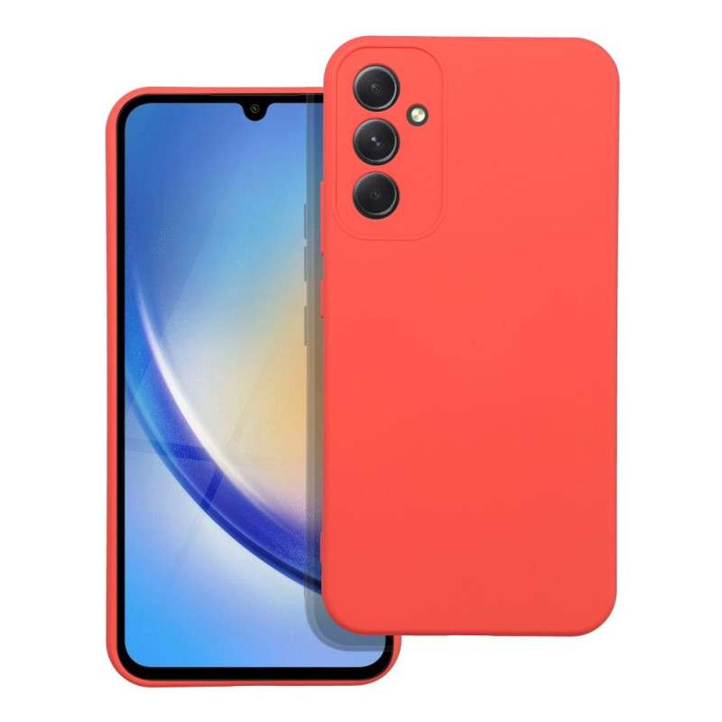 Case for Samsung A34 5G Silicone peach